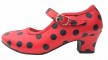 Flamenco Shoes red black