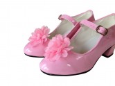 Shoe Clip with pink flower