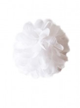 Flamenco Hair Flower white