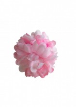 Hair Flower pink white