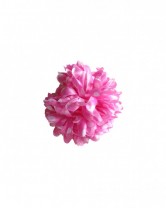 Hair Flower light pink with white dots