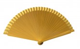 Flamenco Fan yellow wood