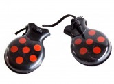 Spanish Castanets black red