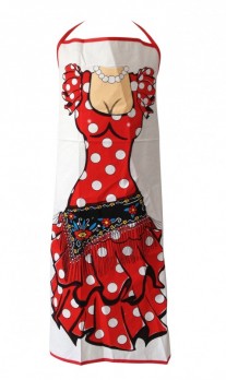 Flamenco cooking apron ladies