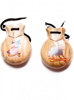 Spanish Castanets light brown