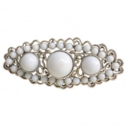Spanish brooch white for shawl
