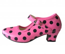 Flamenco Shoes pink black