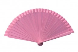 Flamenco Fan light pink wood