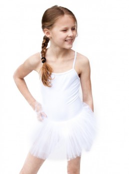Child Leotard Tutu white