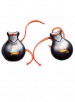 Spaanse castagnettes zwart, klein model