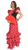 jurk rood zwart Moniek bg