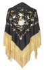 manton zwart wit goud