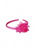 haarband fel roze bloem kleiner