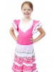 Spaanse dansdoek met muntjes, wit 2