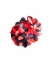Spaanse haarbloem zwart/rood