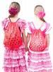 Haarbloem, roze met zwarte stippen 2